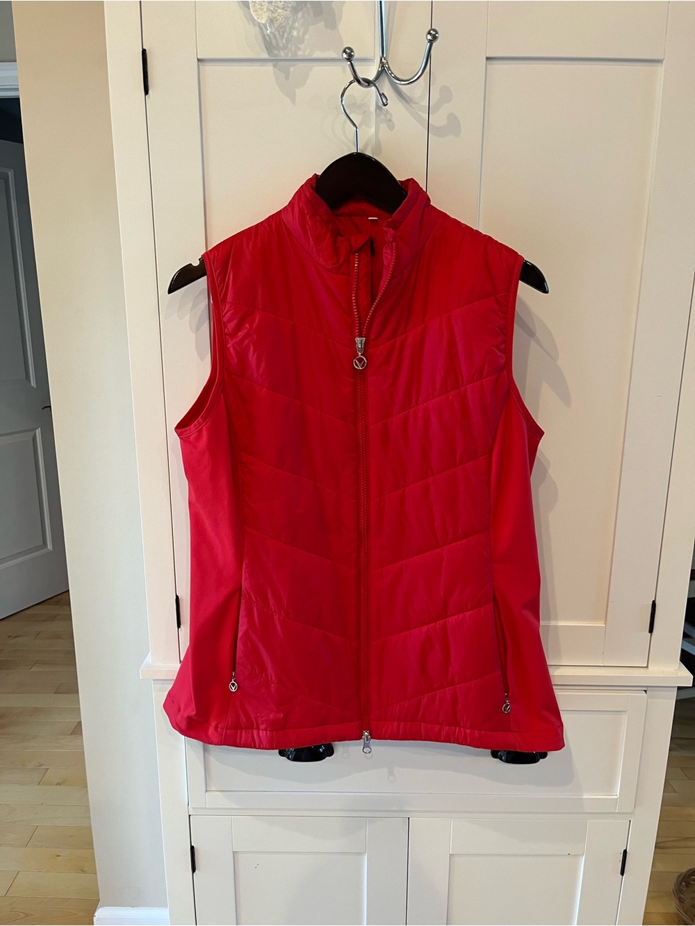 Callaway Red Quilted Sleeveless Vest